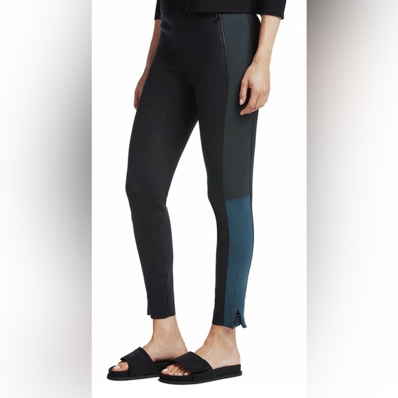 James Perse Y/OSEMITE Scuba Black and Gray Zippered Leggings size 1 small - Picture 14 of 15